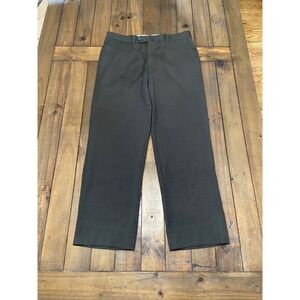 Linea Naturale Luxe Dress Pants Mens 34x29 Brown 100% Wool Dress Career Trousers